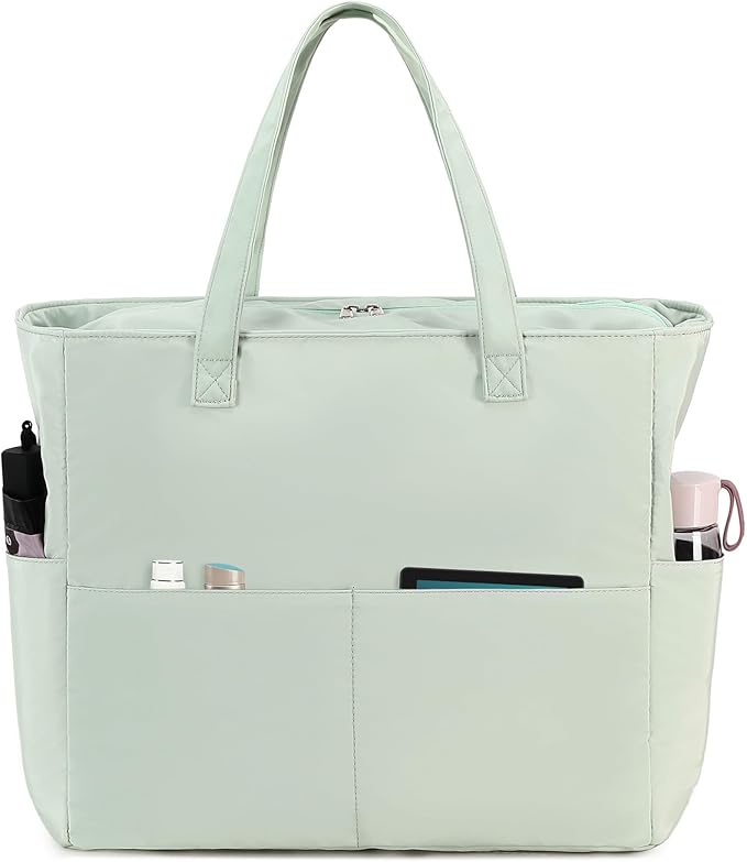 Bluboon Waterproof Beach Tote Pool Bags for Women Ladies Extra Large Carry On Bag With Wet Compartment for Weekender Travel