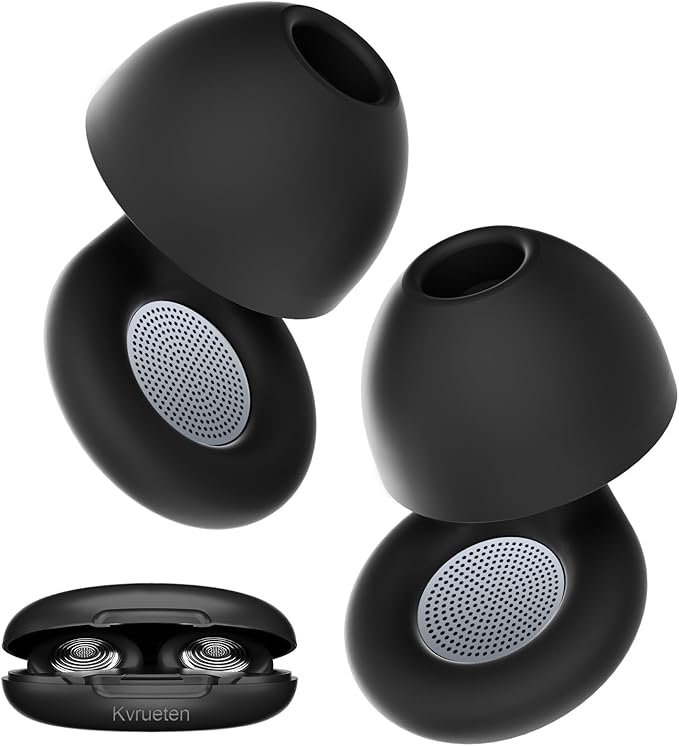 Ear Plugs for Sleeping, Ultra-Soft Noise Reduction Ear Plugs for Hearing Protection, Comfortable Sleep Earplugs for Travel, Work, Concerts & Sound Blocking (Black)