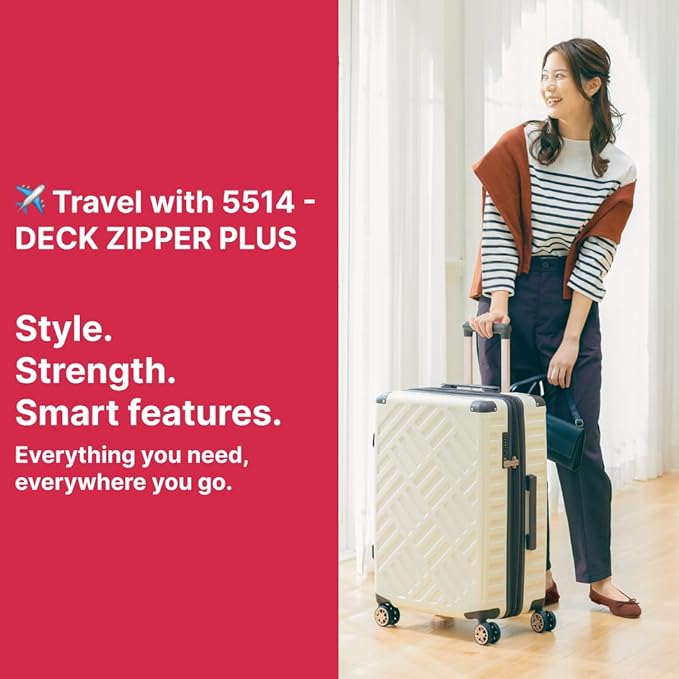 LEGEND WALKER DECK Hardside Expandable Luggage, 27 inch, Ivory, 5514-69-IV