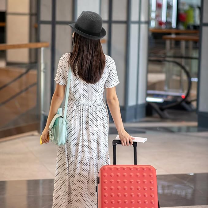 DRESHOW Women Straw Panama Hat Travel Fedora Beach Sun Hat Summer Wide Brim Straw Roll up Hat UPF 50+