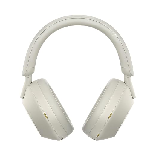 Sony WH-1000XM5 Premium Noise Canceling Headphones, Auto NC Optimizer, 30-Hour Battery, Alexa Voice Control, Silver