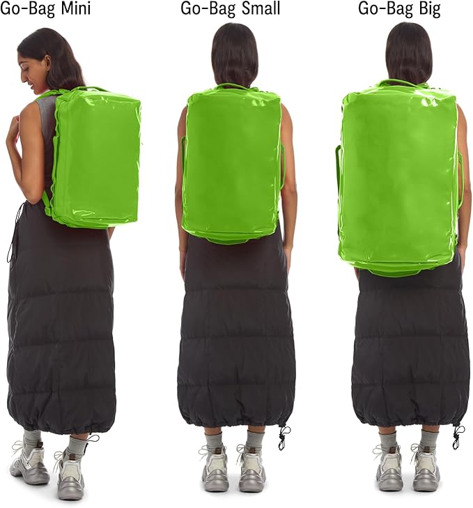 Baboon to the Moon Go-Bag Mini 32L – Detachable Straps, Small Duffle Bag for Travel, Gym Bag for Women, Mens Travel Bag, Duffel Bags for Traveling, Travel Duffel Bags for Women (Lime Breeze)