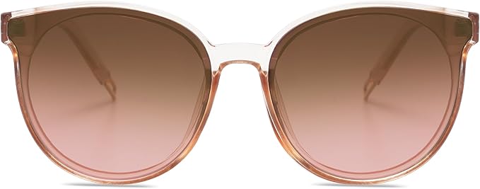 SOJOS Fashion Round Sunglasses for Women Men Oversized Vintage Shades SJ2057
