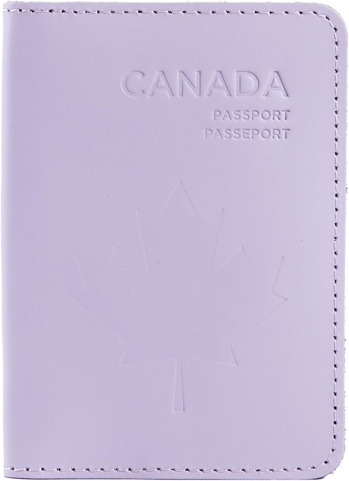 INCARNE Passport Cover - Travel Passport Wallet - Leather Passport Holder for Men Women Family with Card Slots & Note Compartmen - Sleeve Protector - Genuine Leather - Classic Fuchsia
