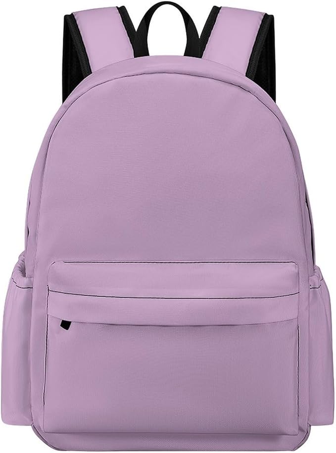 Lilac Backpack Adult Travel Daybag for Women Men College Backpack for Vacation Hiking Camping Bag