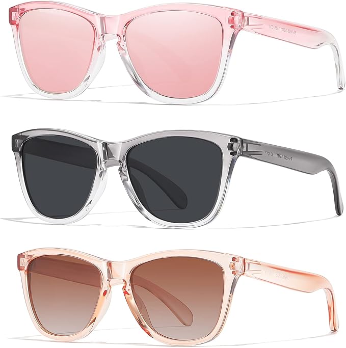 Sunglasses Womens Polarized Sunglasses for Mens Womens Retro Mirror Lens for Driving Fishing UV400 Protection