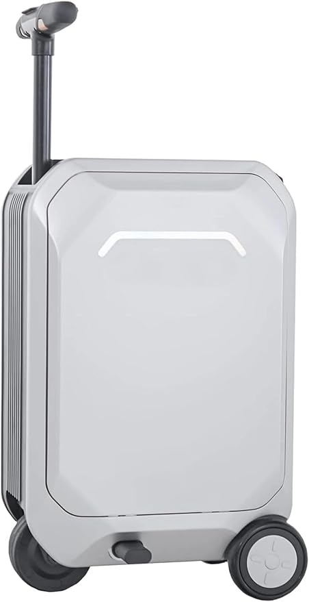 AOTOS Rideable Electric Luggage – 22" App-Controlled Ride-On Carry-On with Inline Skate Wheels, TSA-Approved Hardshell, Zipperless Design (22x14x9 Inches)