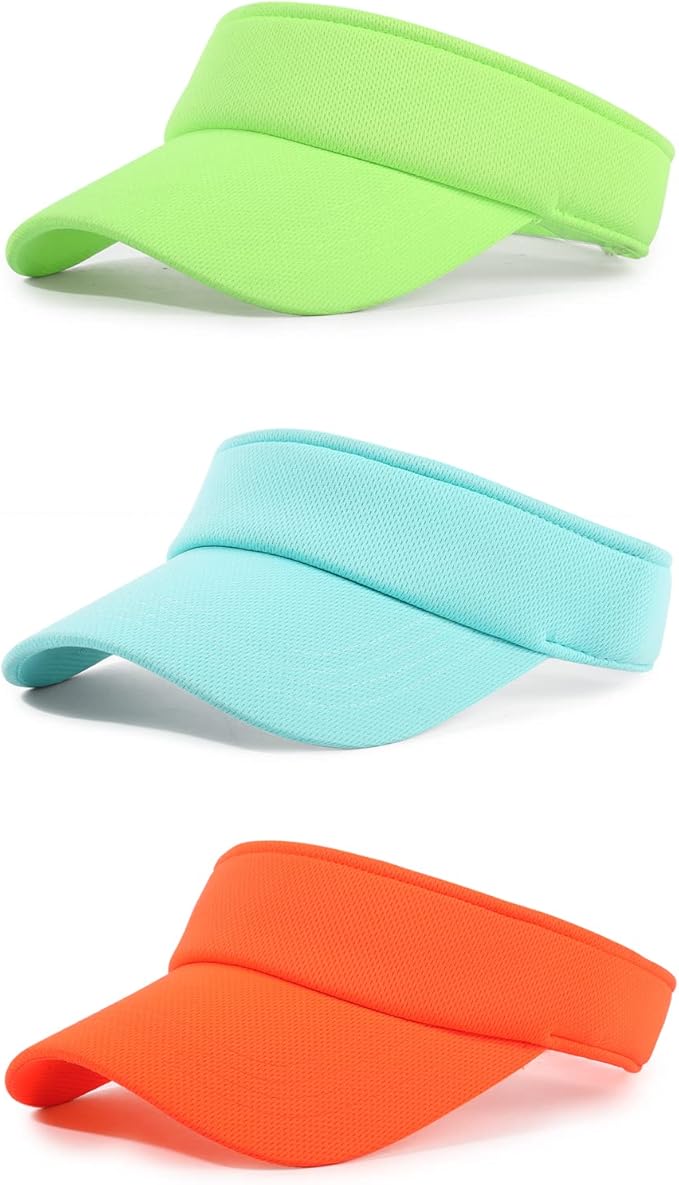 Sun Visor Hat Adjustable Velcro Outdoor Sports Cap for Men Women Adults