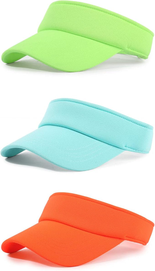 Sun Visor Hat Adjustable Velcro Outdoor Sports Cap for Men Women Adults