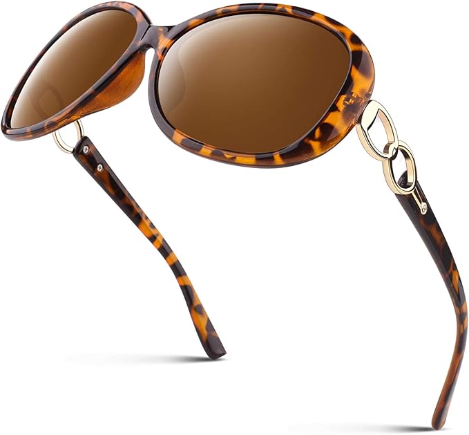 Sunier Sunglasses Womens Polarized Trendy Oversized Sun Glasses Fashion Ladies Shades 100% UV400 Protection S85