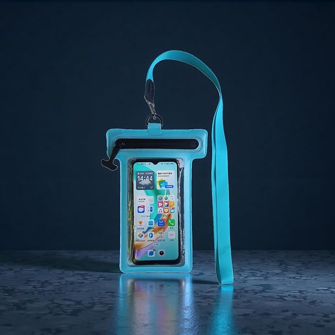 Waterproof Phone Pouch, Waterproof Phone Case, for iPhone 17 16 15 14 Pro Max，IPX8 Waterproof Rating, airtight Zipper Seal