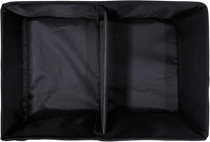 Car Seat Organizer for Back Seat Front Seat Between Seats,Car Storage Organizer for Kids with Multi- Pockets，Collapsible,cup Holders, Removable Dividers(Black)