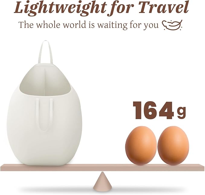 MCleanPin 87L Washable Laundry Bag with Handles, Travel Laundry Bag with Build in Divider, Beige with Divider