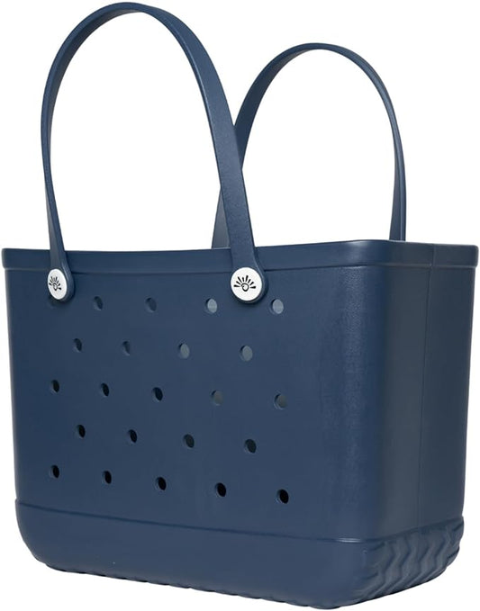 Sunnies Beach Bag - Large Tote Bag for Beach, Pool, & Travel - Lightweight, Waterproof, & Easy-to-Clean - Stylish Summer Bag