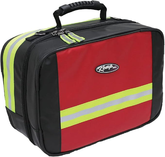 Kemp USA Fluid-Resistant Tarpaulin Responder Bag With Medication Pouches