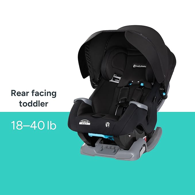 Baby Trend Cover Me™ 4-in-1 Convertible Car Seat, Midnight Black