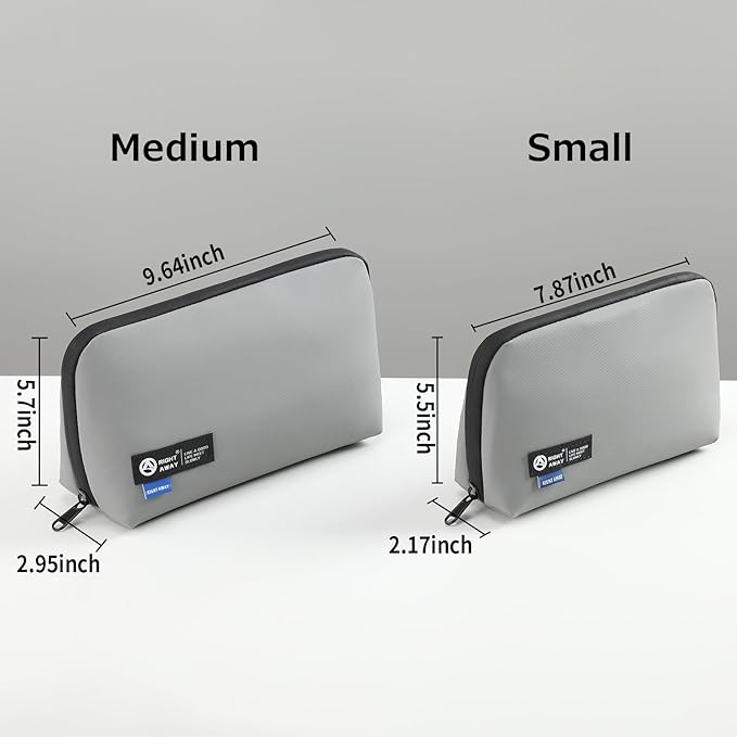 RIGHT AWAY Electronic Organizer,Waterproof Travel Accessories Storage, Tech Pouch for Cord, Power bank, Airpods, Daily Items