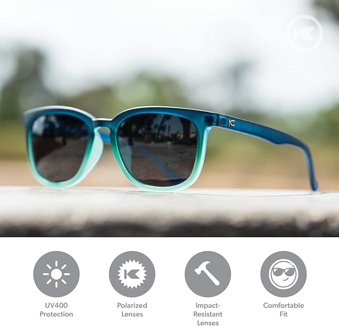Knockaround Paso Robles Polarized Sunglasses for Women & Men - Impact Resistant Lenses & Full UV400 Protection