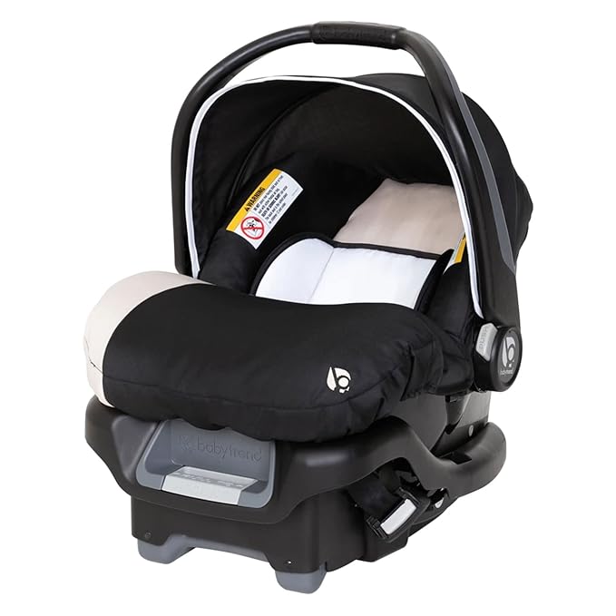 Baby Trend Ally Newborn Baby Infant Car Seat Carrier Travel System with Harness and Extra Cozy Cover for Babies up to 35 Pounds, 2 Pack, Khaki