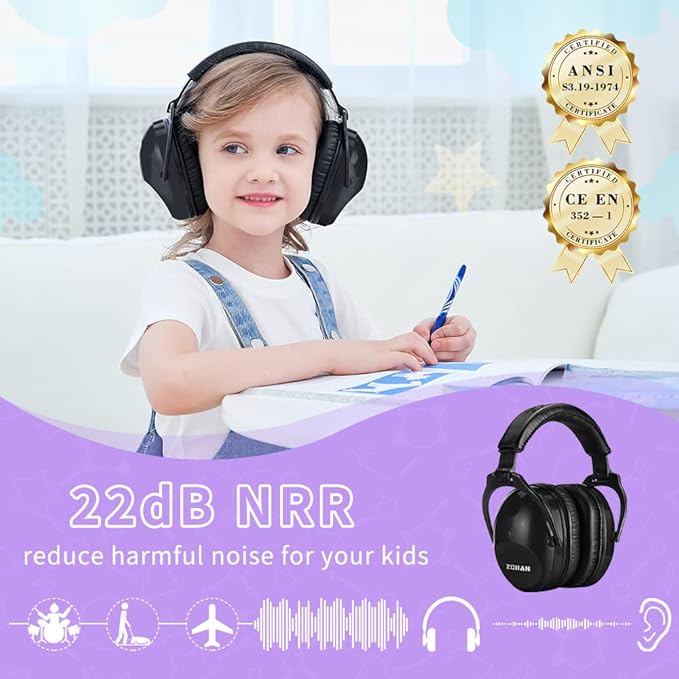 ZOHAN 030 Kids Noise Cancelling Headphones for Autism Kids Ear Protection