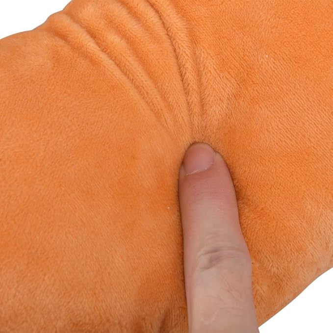 EKDJKK Travel Pillow for Kids, Cute Animal Neck Pillow Support U Shaped Cushion Plush Soft Rest Reading Pillow Sleeping Pillow for Airplane Train Car (Orange Cat)