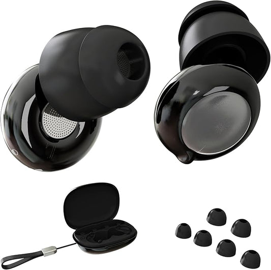 360 RELIEF OSonic Adjustable Ear Plugs – 3 Noise Relief Modes for Everyday Control, Reusable Earplugs for Concerts, Festivals, Travel & Social Settings with Carry Case