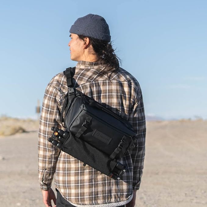WANDRD ROGUE V1 9L Sling: Compact Camera Sling and Crossbody Bag with Fast Access, 3-Way Carry– Lightweight Everyday Bag Great for Travel, Photography, and Daily Use (Black)
