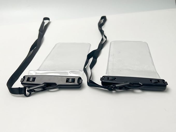 Waterproof Phone Pouch Bag - 7.5in Waterproof Phone Case for Beach Travel, IPX8 Cellphone Dry Bag with Lanyard for iPhone 17 16 15 Pro Max Galaxy S25 Ultra Pixel 10 Pro, Cruise Essentials 2025