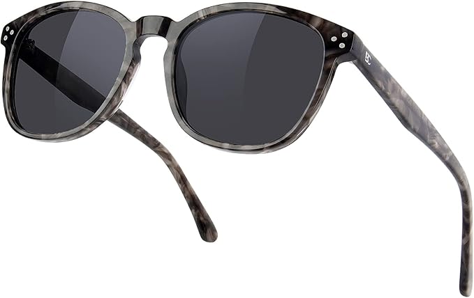 Polarized Sunglasses For Women UV - Protection Womens Trendy Fashion Large Shades With Acetate Frame BC2110
