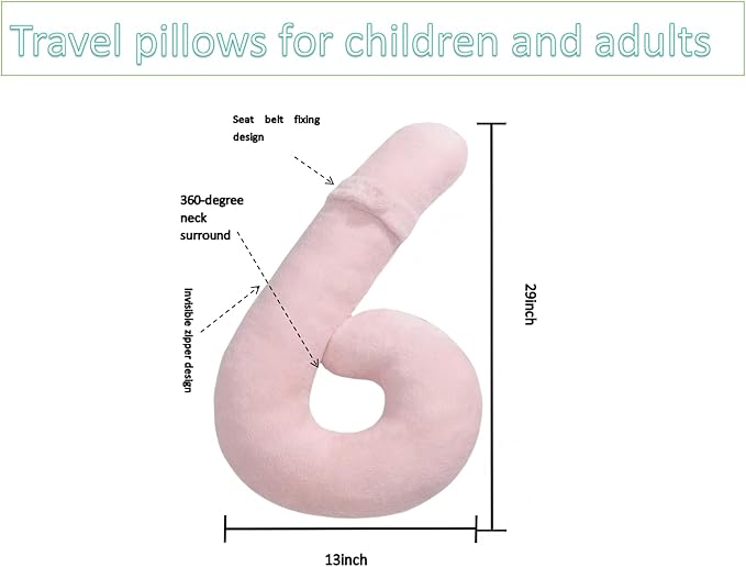Long-Distance Travel Neck PillowCar Sleep Aid Pillow,Home/Office Lumbar Pillow,Ergonomic Wrap-Around Neck Pillow, Neck Support for Adults and Children,Multifunctional Travel Pillow,throw pillow