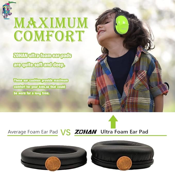 ZOHAN 030 Kids Noise Cancelling Headphones for Autism Kids Ear Protection
