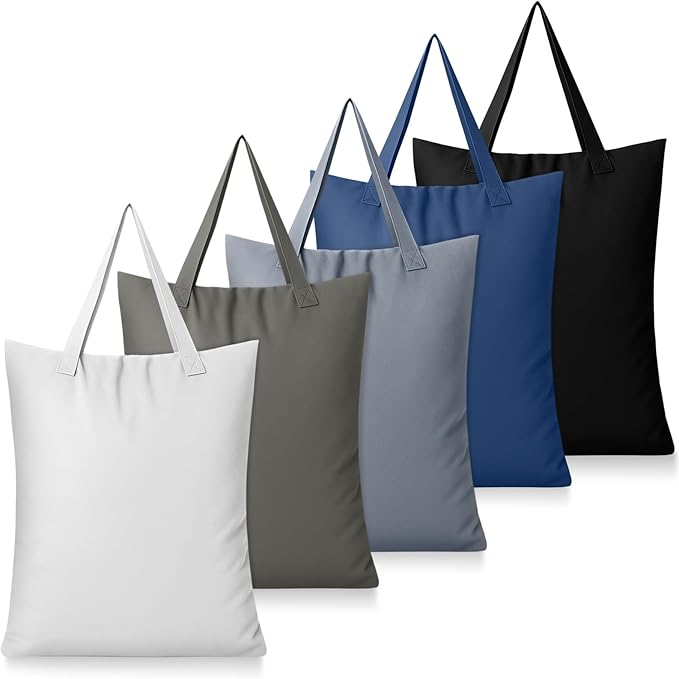 SATINIOR 5 Pcs Large Travel Laundry Bags with Handle Waterproof Washable Dirty Clothes Bags