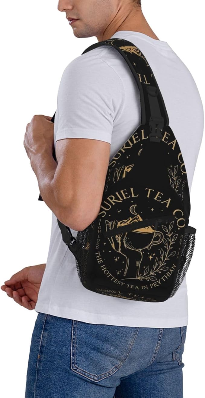 Velaris The City Of Starlight - The Night Court Fantasy Aesthetic Crossbody Bag Trendy Sling Bag Bakpack Casual Chest Bags Daypack For Hiking Walking Travel Running(5)