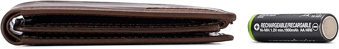 Alpine Swiss Mens Wallet for Men | RFID Protected Leather Mens Wallet | Spencer Bifold with Divided Bill Section | Gift Box | 2 ID Windows | 14 Card & Storage Pockets for Organization