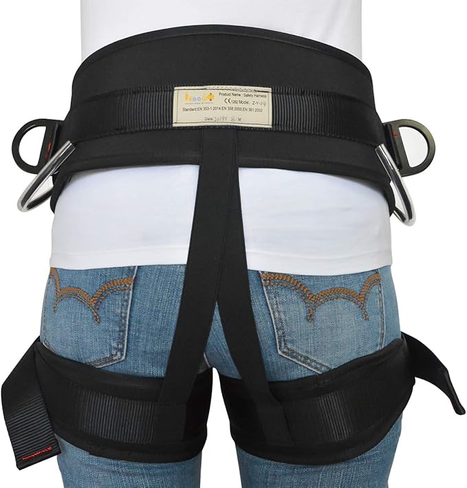 HeeJo Climbing, Safety Safe Seat Belt for Outdoor Tree Climbing, Outward Band Expanding Training Large Size,Climbing Gear