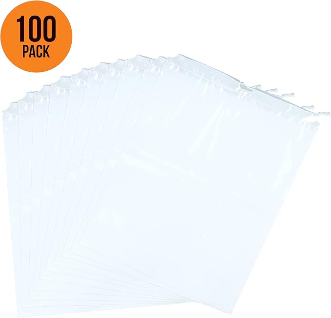 InfinitePack Large Transparent Shoe Bags for Travel, Portable Shoe Bags, Shoes Pouch Storage Organizer with Drawstring for Men & Women aClear Window Shoes Pouch with Rope