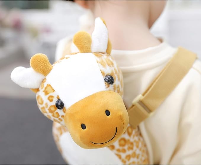 2 in 1 Monkey Toddler Safety Harness Backpack Children's Walking Leash Strap (giraffe)
