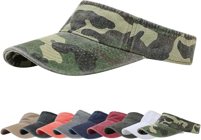 Sport Sun Visor Hats Cotton Ball Caps Empty Top Baseball Sun Cap for Men Women
