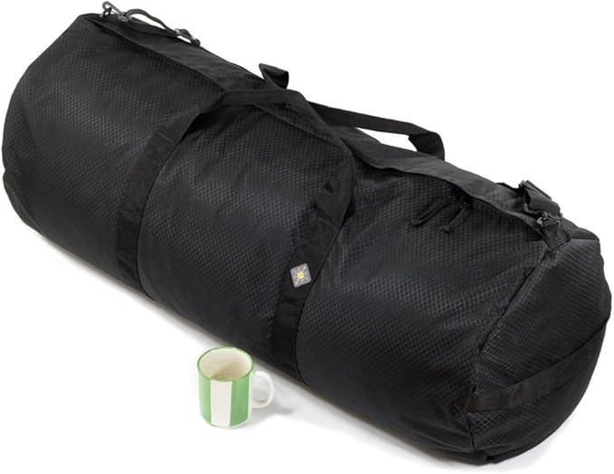 Diamond Ripstop Duffle Bags, Ultra Tough & Tear Resistant, Reinforced Stitching, Weatherproof, Packable Foldable Duffle Bag for Traveling