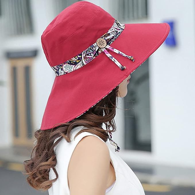 Outdoor UV Sun Protection Waterproof Breathable Face Neck Flap Cover Folding Sun Hat for Men/Women