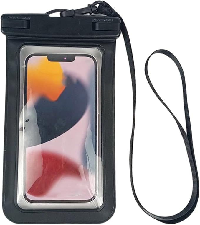 Underwater Protective Pouch Diving Case with Lanyard Transparent Phone Dry Bag for Swiming Beach Surfing Camping Hiking Protective Cover