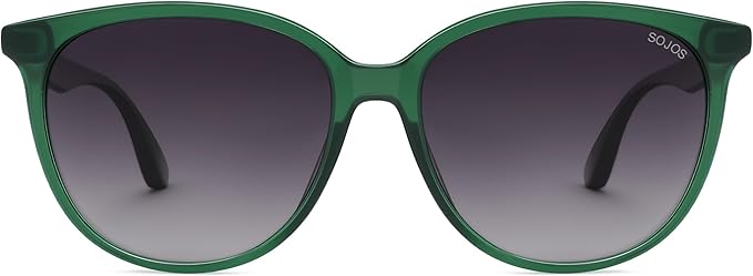 SOJOS Square Polarized Sunglasses for Women Men Vintage Style Larger Fit Shades SJ2642