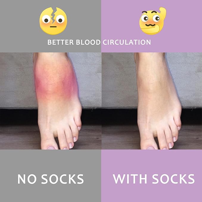 fenglaoda Compression Socks for Women Men 3 Pairs Graduated Compression Support Circulation Socks for Nurses