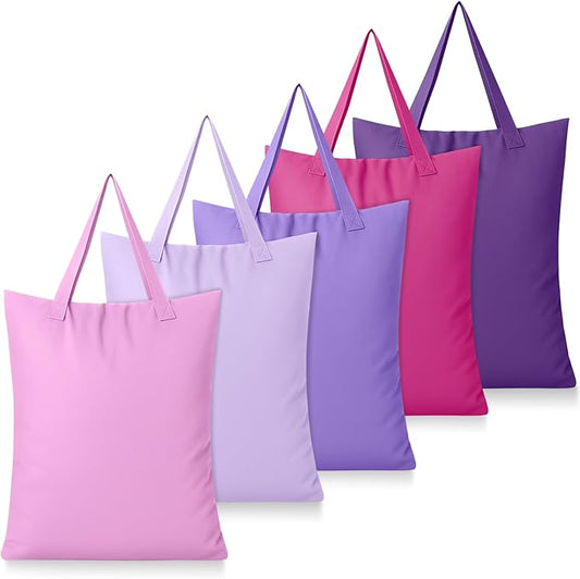 SATINIOR 5 Pcs Large Travel Laundry Bags with Handle Waterproof Washable Dirty Clothes Bags