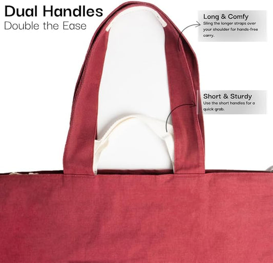 Salt Earth Large Beach Bag for Women, Extra Large Travel Tote With Pockets, Weekender Tote Bag For Women, Oversized Carry