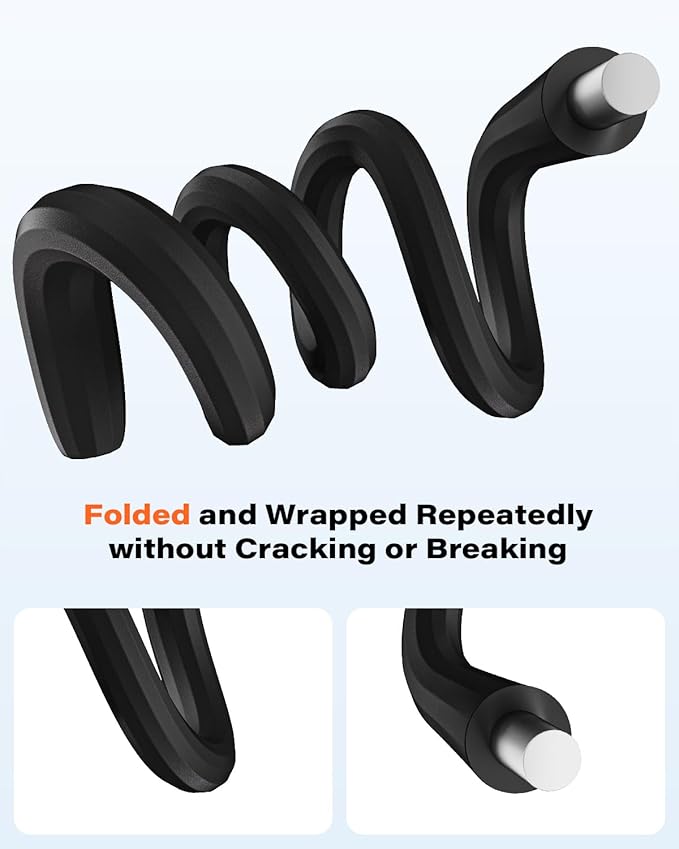 A2C Flexible Phone Holder for Treadmill, Peloton, Stroller, Shopping Cart, Desk, Portable Gooseneck 16.5” Long Arm Phone Mount for 4.7”-6.9" Smartphones