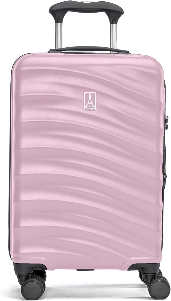 Travelpro Maxlite Air V2 Hardside Expandable Carry on Luggage, 8 Spinner Wheels, Lightweight Hard Shell Suitcase, TSA lock, Pink, Compact Carry On 20-Inch