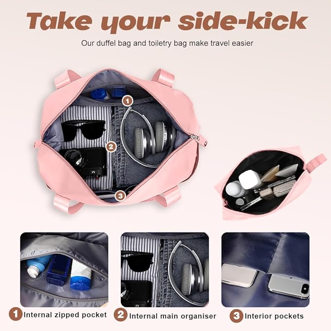 AnyZip Luggage Set 20 Inch Carry on Luggage PC ABS Hardshell Lightweight Suitcases for Travelling with 4 Universal Wheels TSA Lock Pink