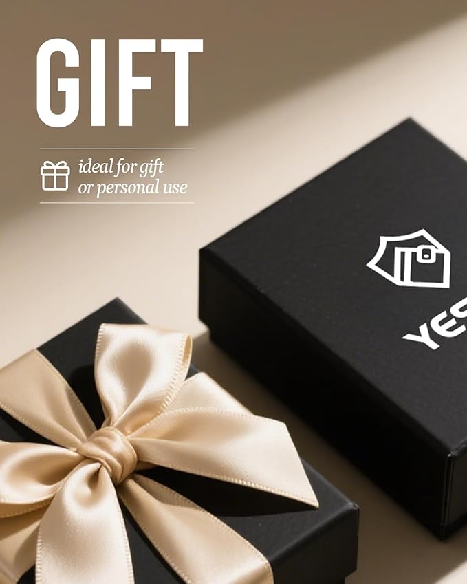 YESIIW Slim Wallet for Men - Premium Genuine Leather - Pop up Card Case Mens Wallet for 7-9 Card Capacity | ID Window | Cash Slot | Coin Pocket - RFID Blocking - Slim, Minimalist Thin (Brown)