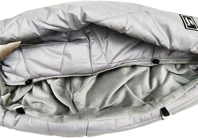 CYBERNOVA Small Pet Dog Cat Sling Carrier for 3-15lbs, with Pocket,Hand-Free Pet Bag Dog Cat Puppy Carry Bag for Travel and Walking Outdoor (Grey)